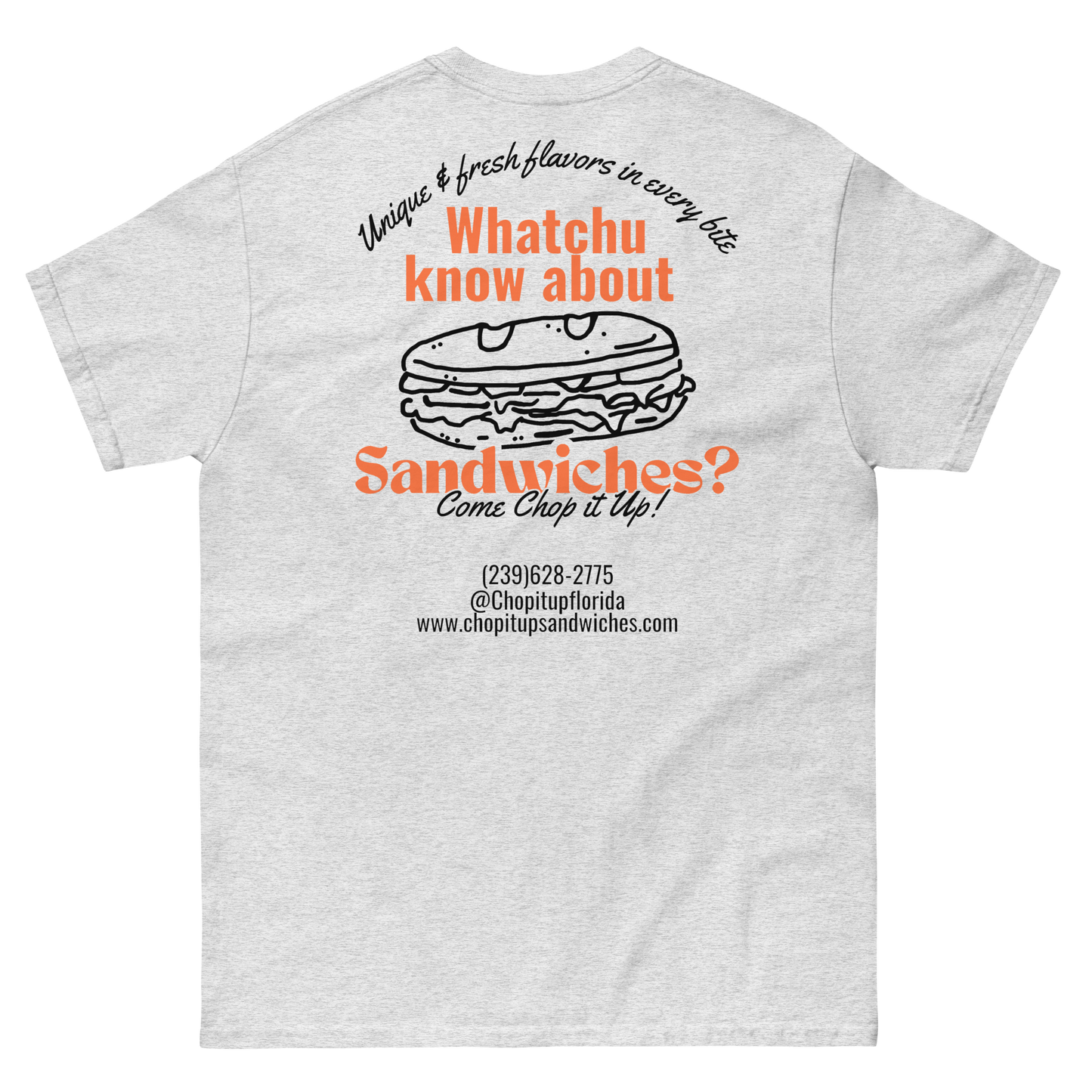 Whatchu Know About Sandwiches Tee (3 colors)
