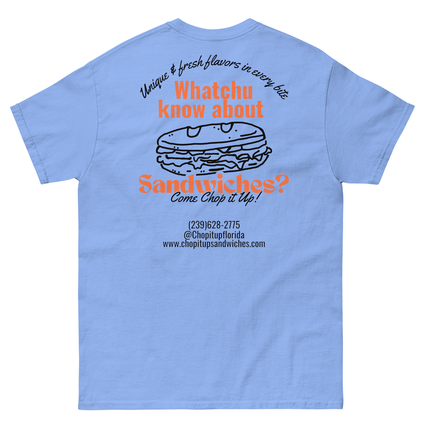 Whatchu Know About Sandwiches Tee (3 colors)